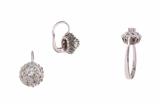 Anello e paio orecchini con diamanti - Asta Preziosi Anello e paio orecchini con diamanti - Asta Preziosi