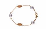 Bracciale con elementi diamantati e satinati - Asta Preziosi Bracciale con elementi diamantati e satinati - Asta Preziosi