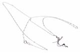 collana con ciondolo impreziosito da diamanti - Asta Preziosi collana con ciondolo impreziosito da diamanti - Asta Preziosi