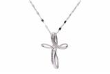 Collana e pendente a forma di croce con diamanti - Asta Preziosi Collana e pendente a forma di croce con diamanti - Asta Preziosi