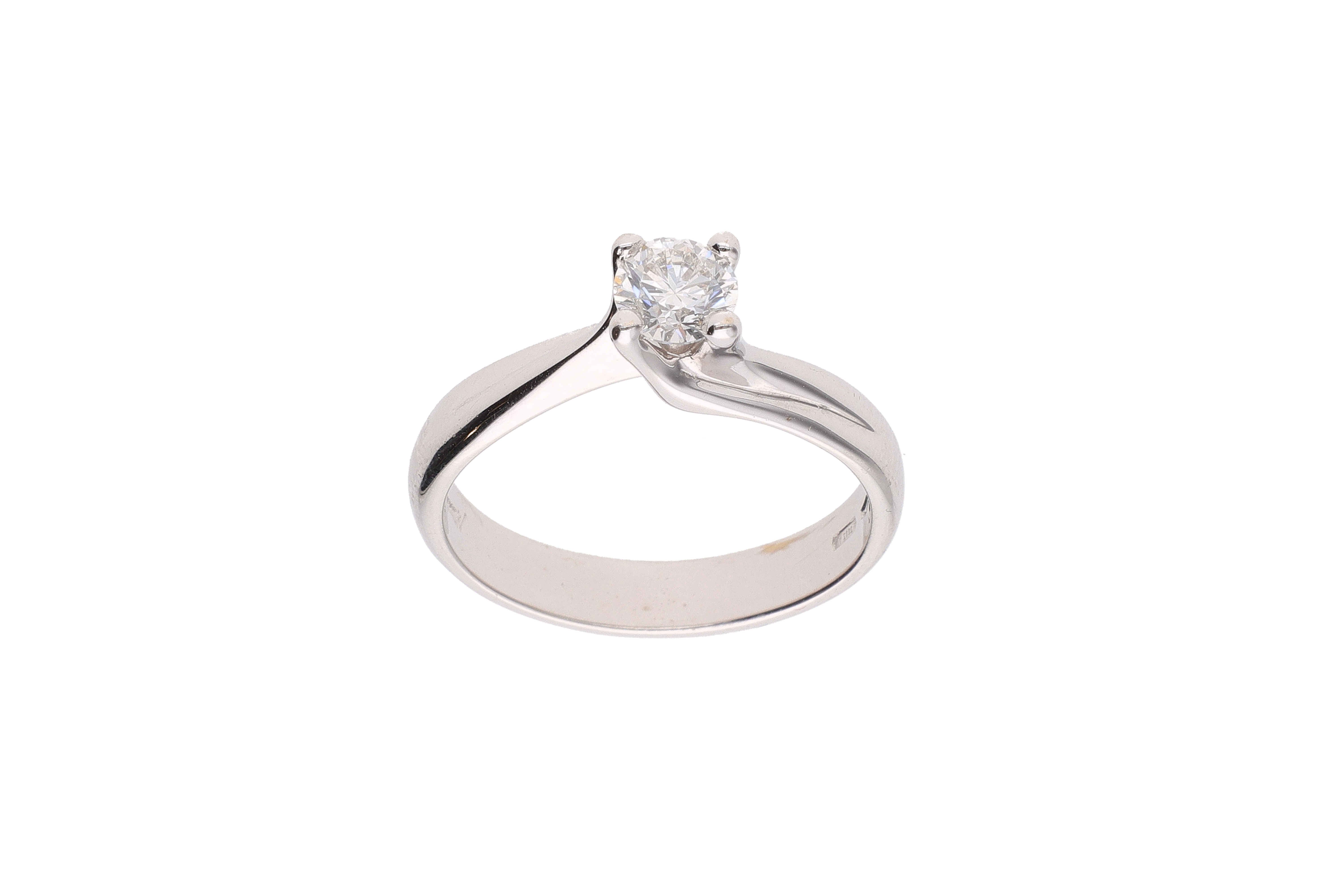 Anello con diamante - Asta Preziosi
