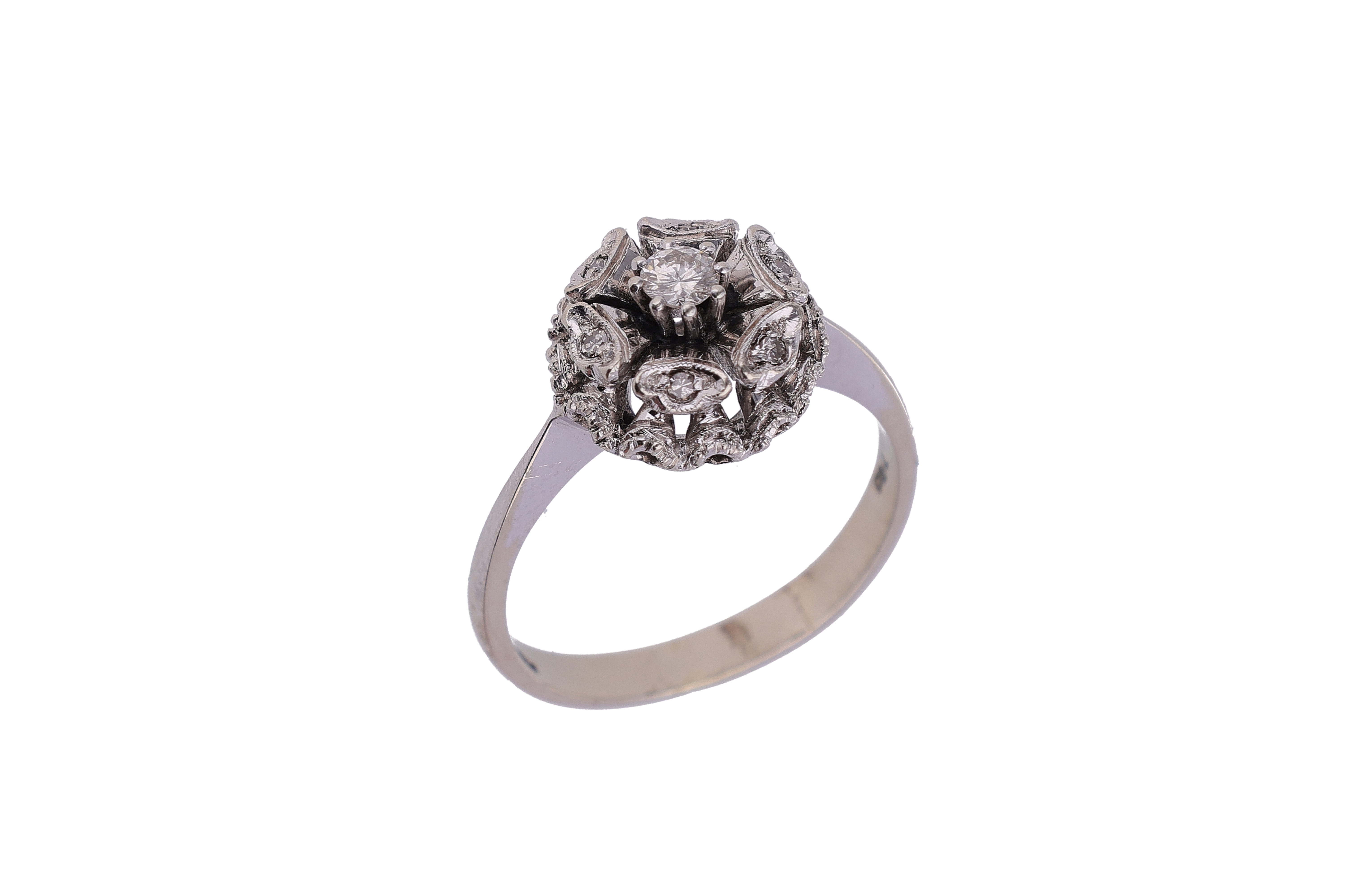 Anello con diamanti - Asta Preziosi