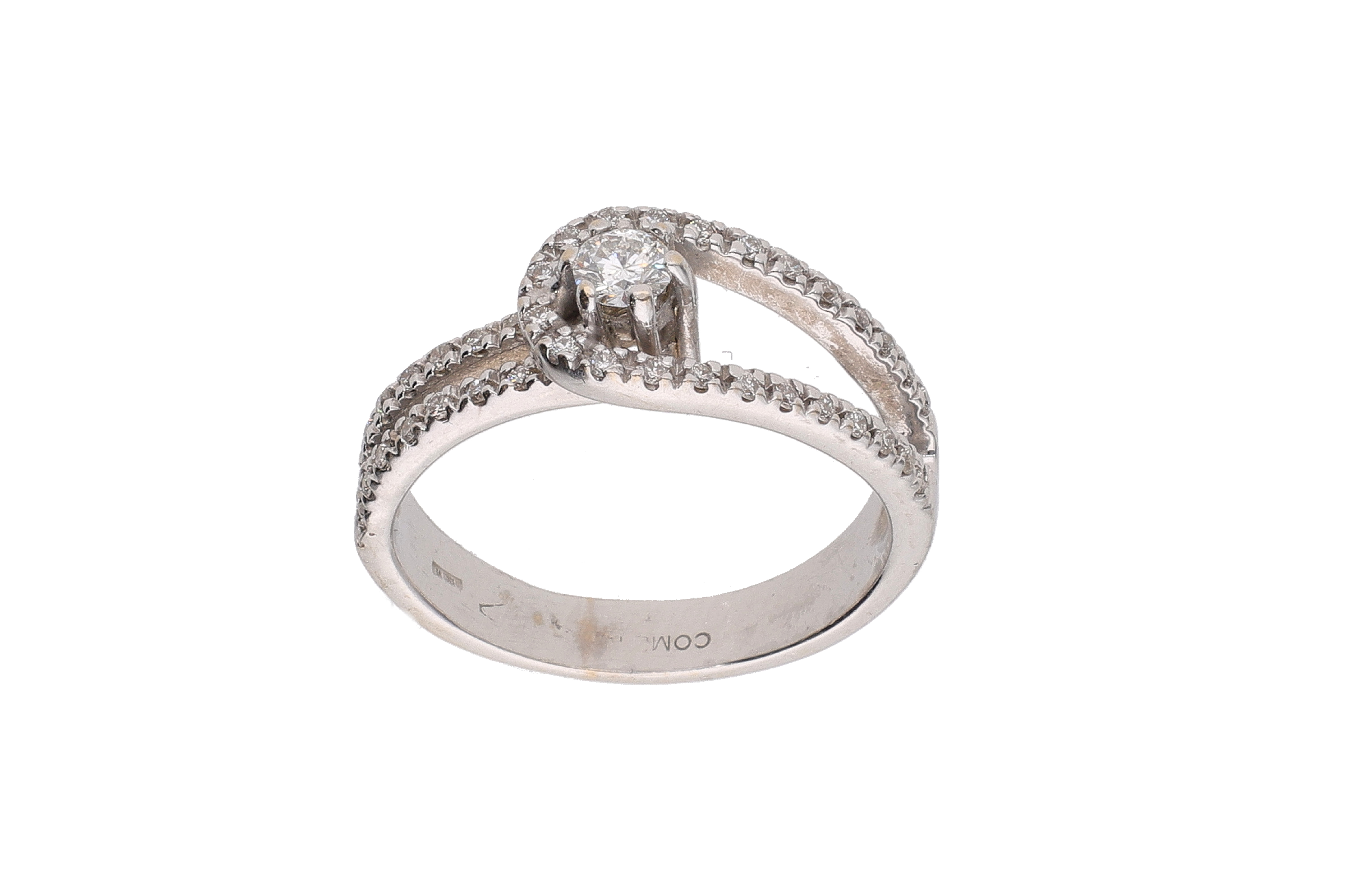 Anello con diamanti - Asta Preziosi