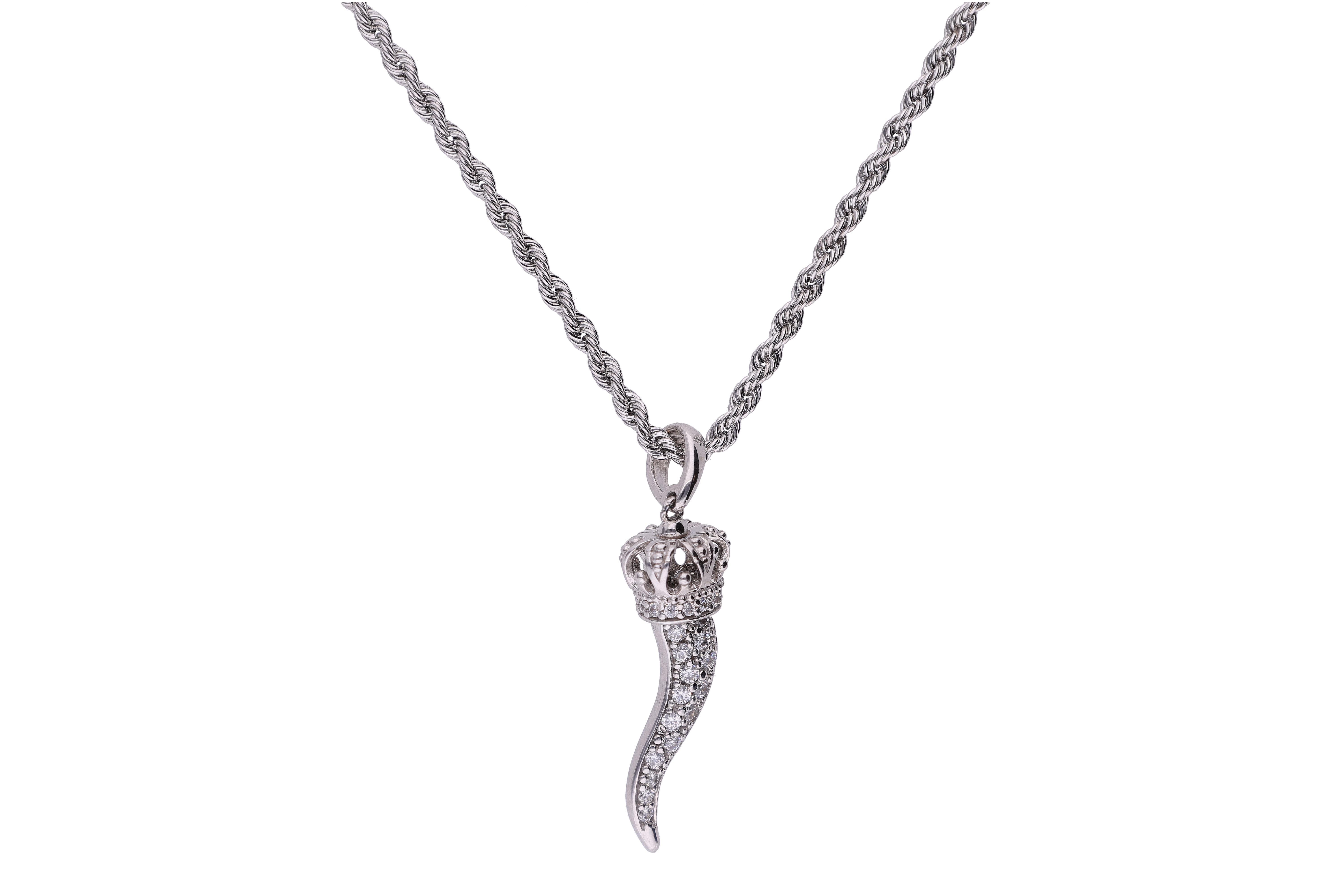 Collana a torchon con ciondolo - Asta Preziosi