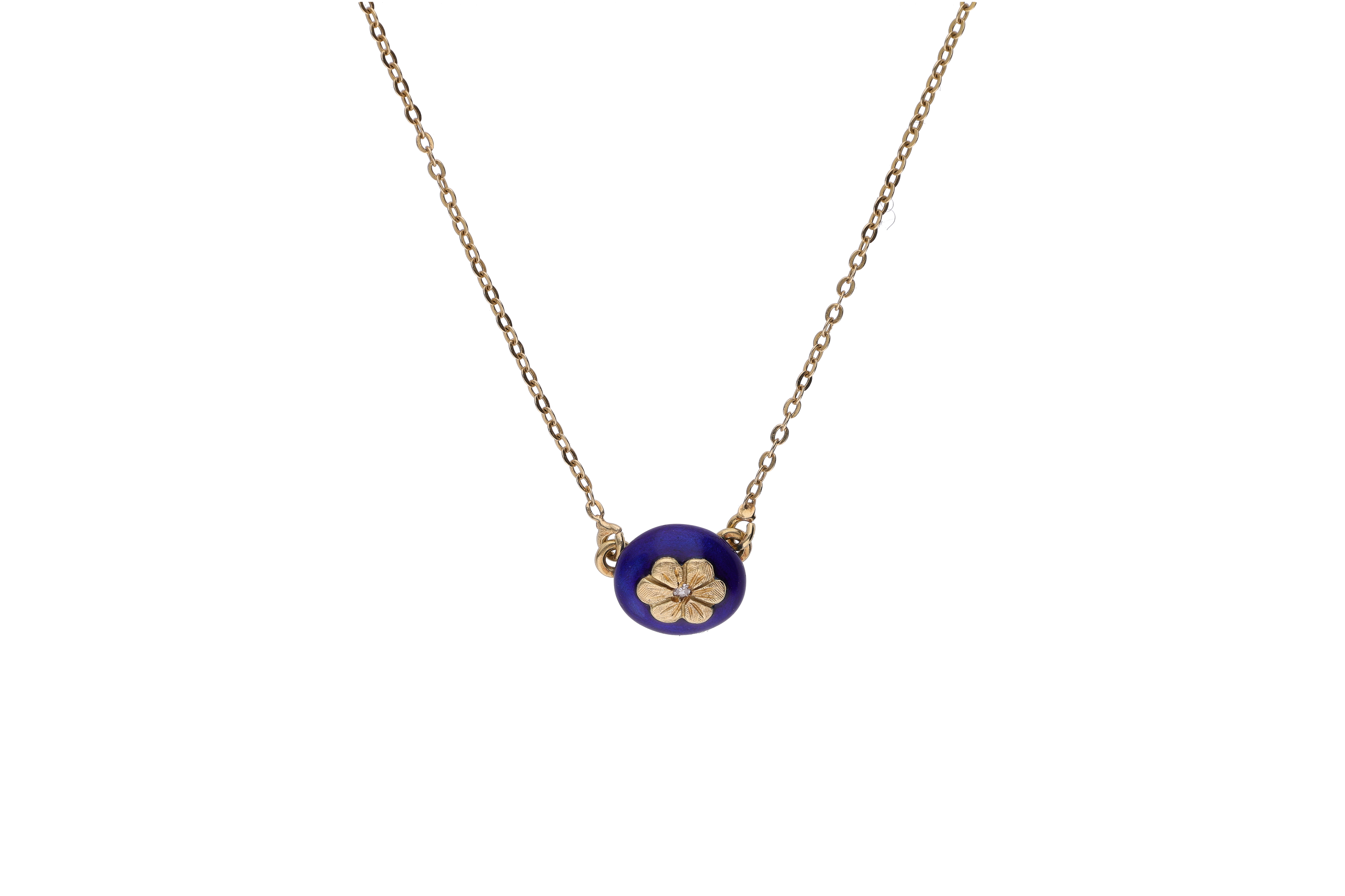 Collier con piccolo diamante - Asta Preziosi