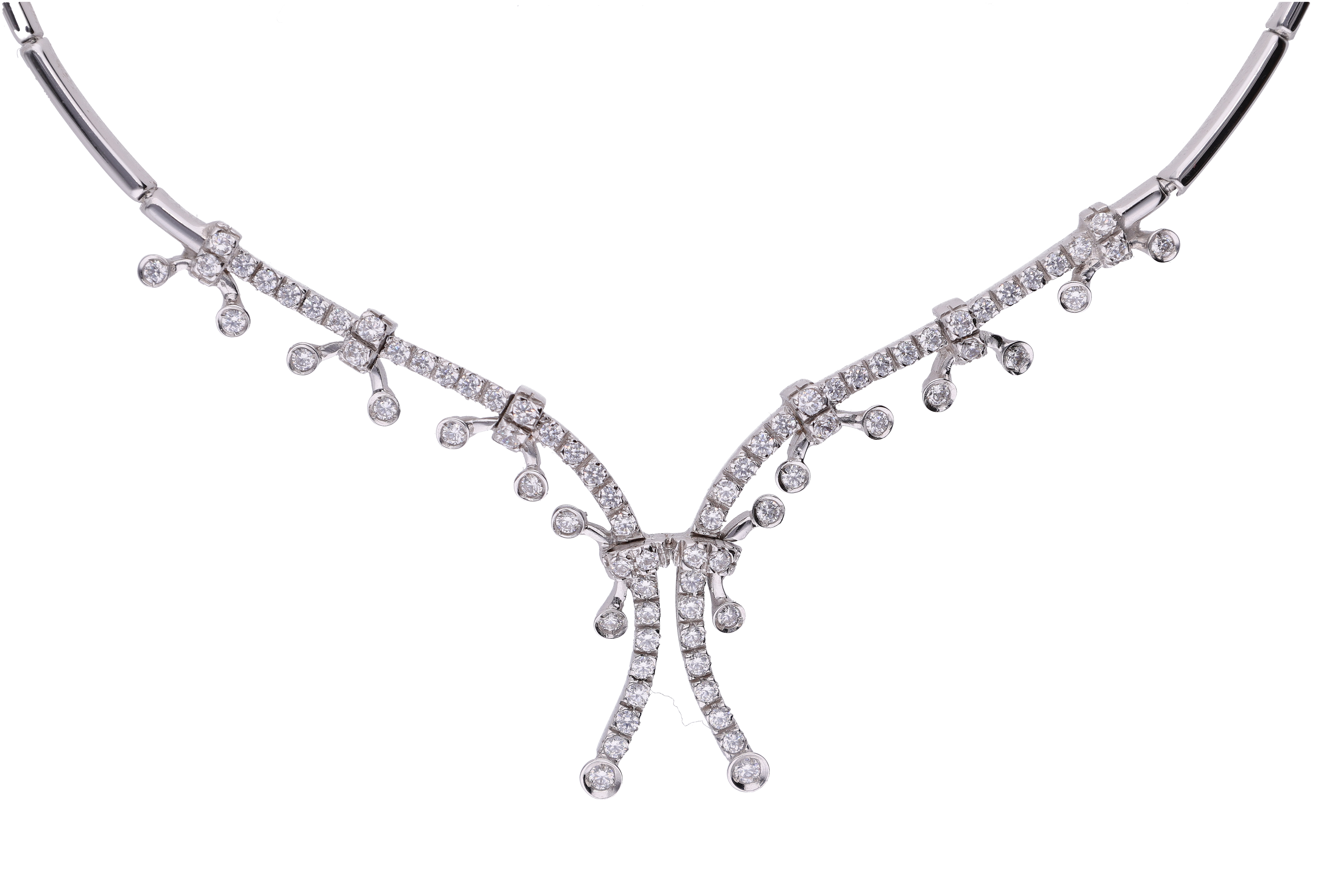 Collier semirigido con pietre - Asta Preziosi