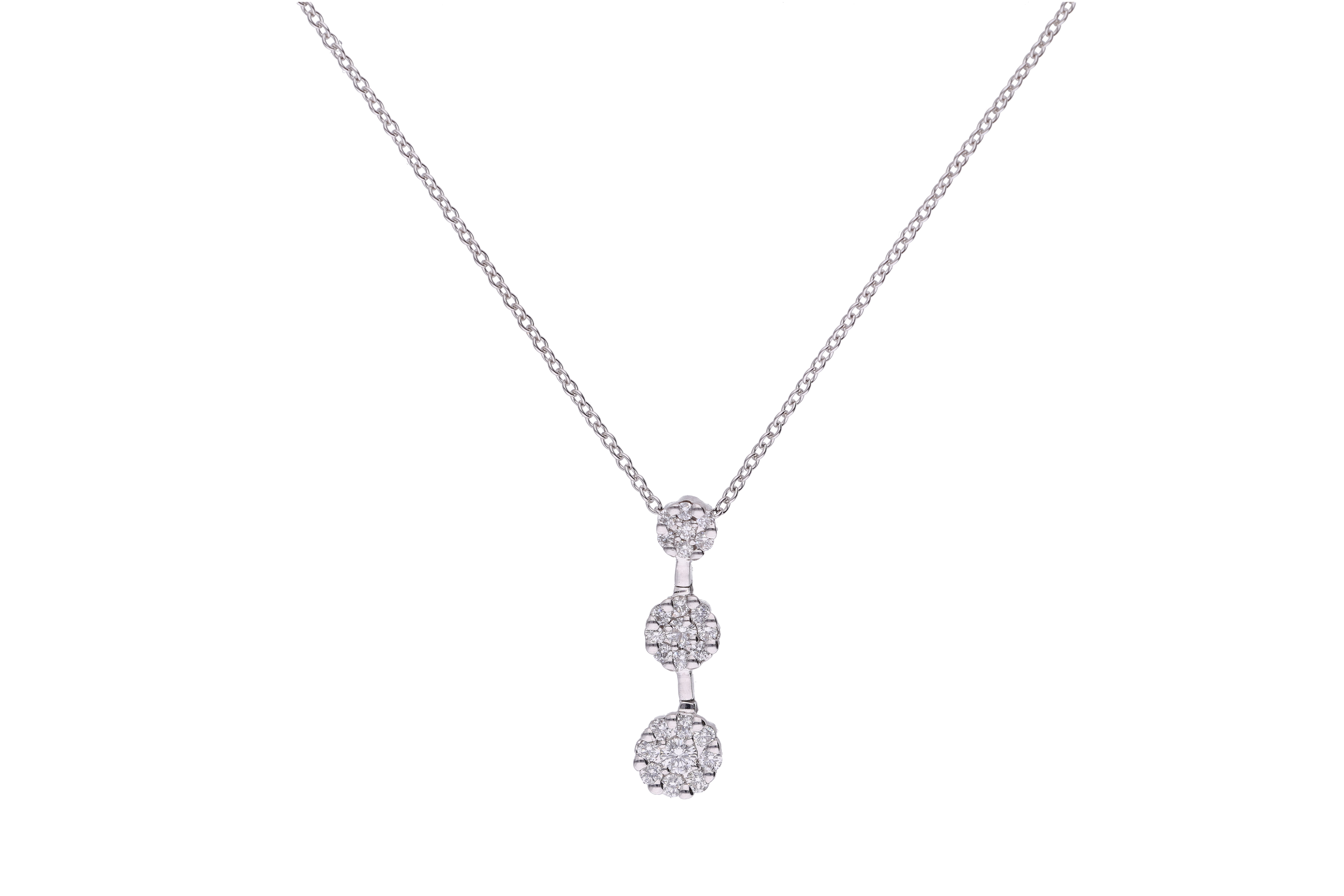 DD Gioielli, collier con diamanti - Asta Preziosi