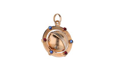 Ciondolo con sfera girevole - Asta Preziosi