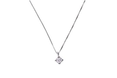 Collier con pendente con diamante - Asta Preziosi Collier con pendente con diamante - Asta Preziosi