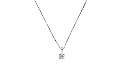 Collier con pendente con diamante - Asta Preziosi Collier con pendente con diamante - Asta Preziosi