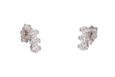 Paio di orecchini con diamanti - Asta Preziosi Paio di orecchini con diamanti - Asta Preziosi