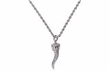 Collana a torchon con ciondolo - Asta Preziosi Collana a torchon con ciondolo - Asta Preziosi