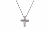 Collana e pendente a forma di croce con diamanti - Asta Preziosi Collana e pendente a forma di croce con diamanti - Asta Preziosi