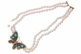 Collier di perle coltivate con diamanti, smeraldi, zaffiri e pietre - Asta Preziosi Collier di perle coltivate con diamanti, smeraldi, zaffiri e pietre - Asta Preziosi