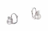 Orecchini con perle coltivate e diamanti - Asta Preziosi Orecchini con perle coltivate e diamanti - Asta Preziosi