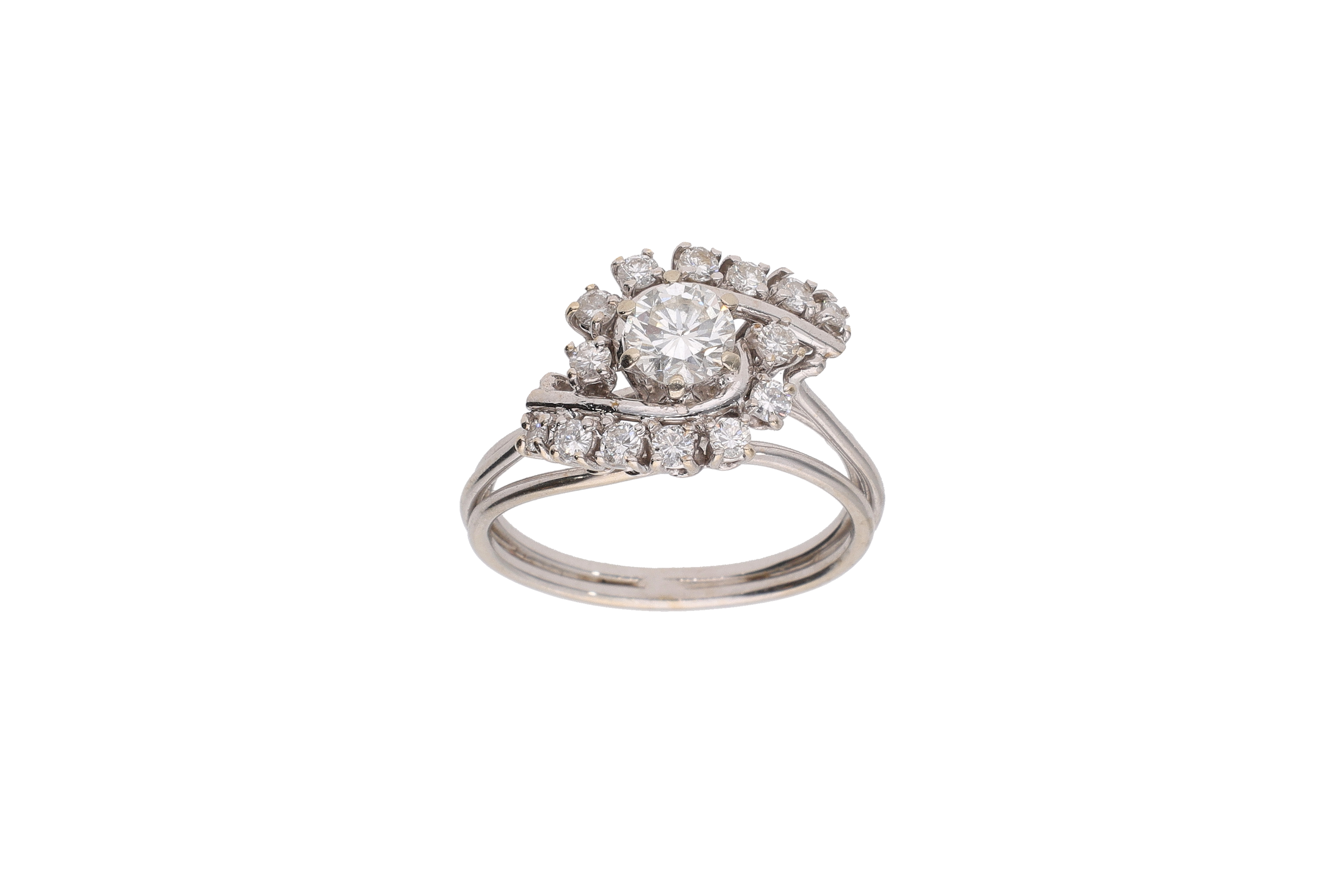 Anello con diamanti - Asta Preziosi