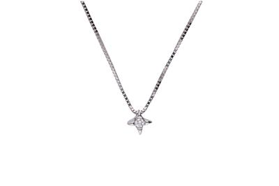 Collier punto luce con diamante - Asta Preziosi