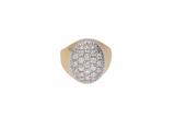 Anello chevalier con diamanti - Asta Preziosi Anello chevalier con diamanti - Asta Preziosi