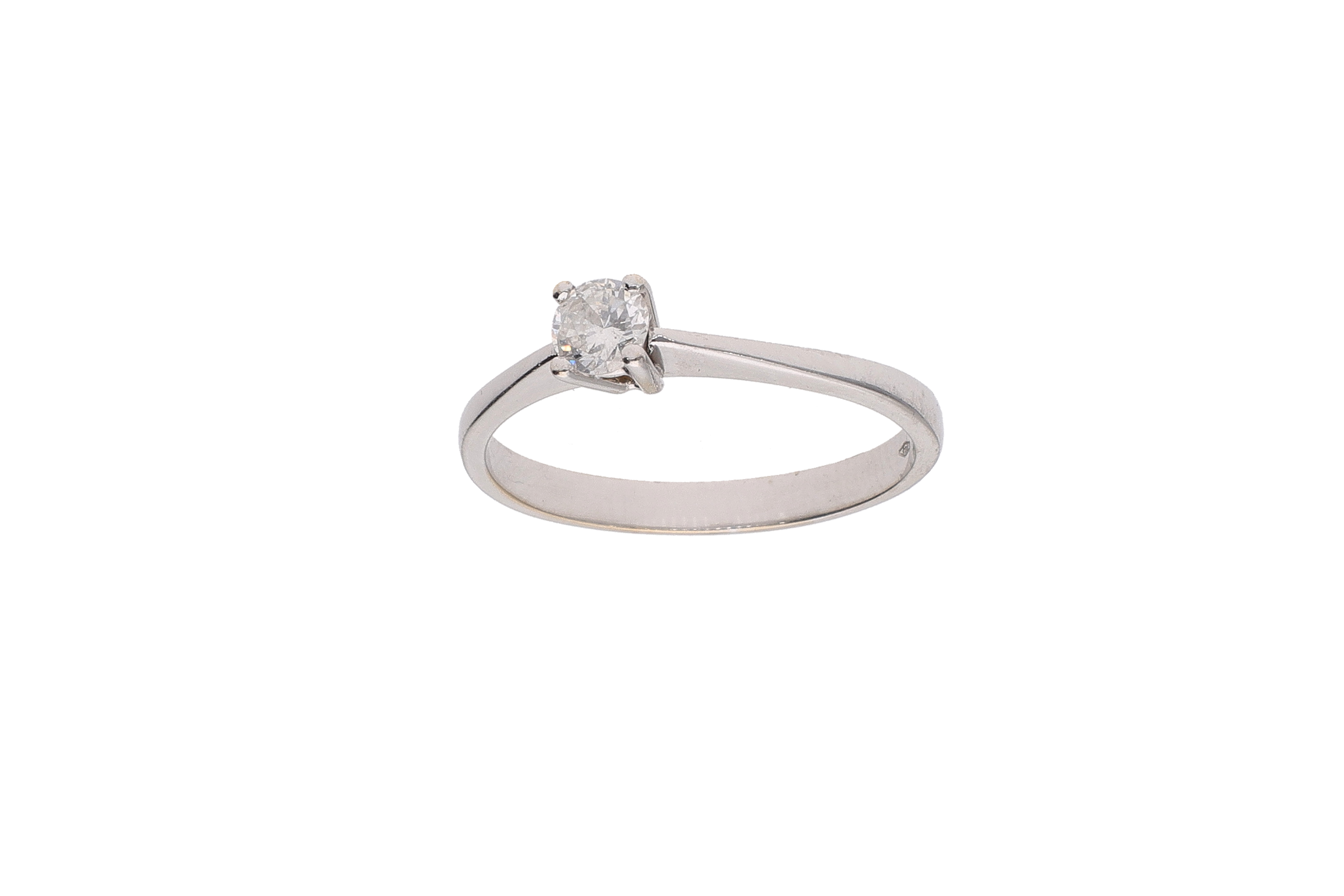 Anello con diamante - Asta Preziosi