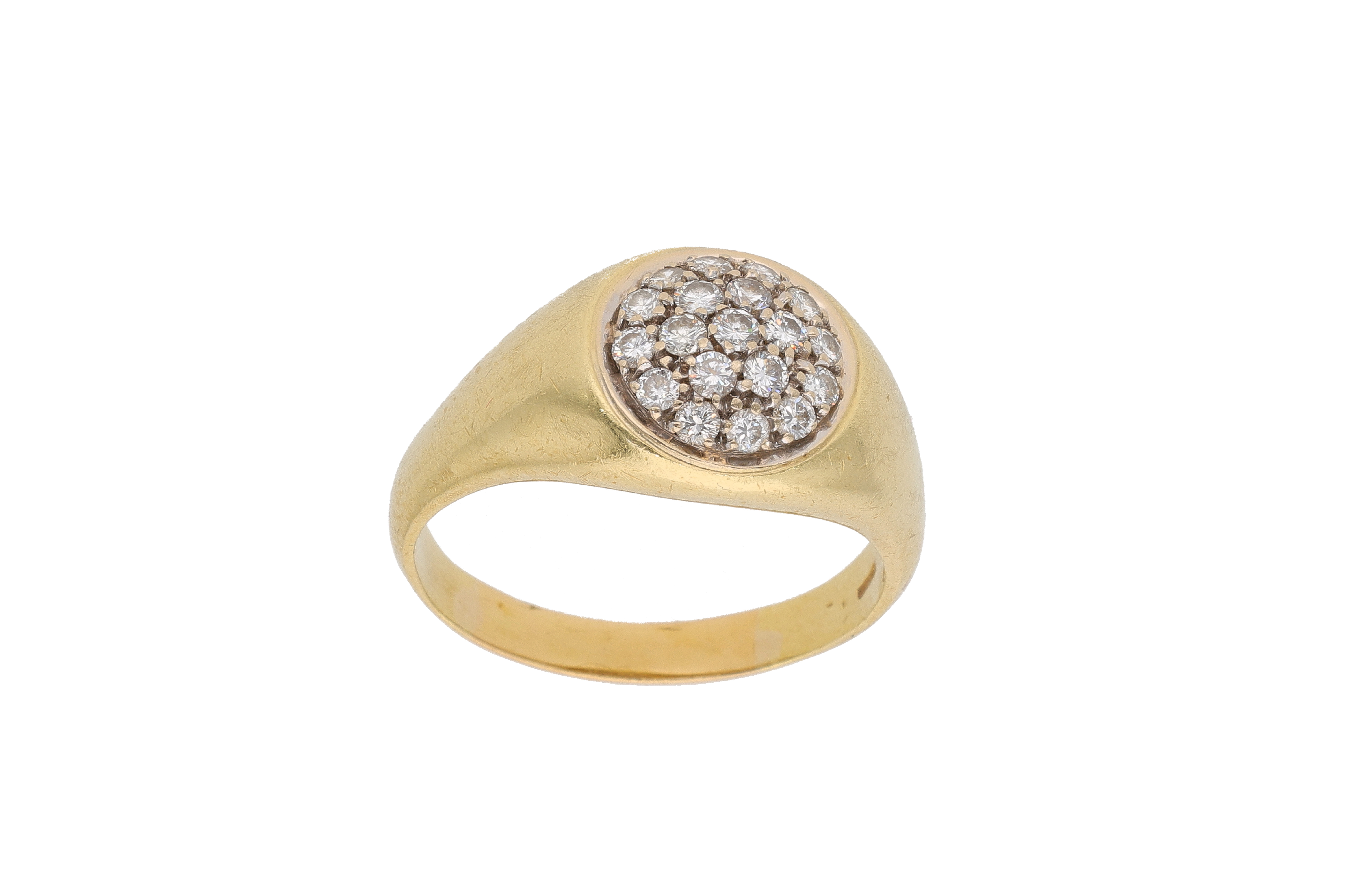 Anello con pave' di diamanti - Asta Preziosi