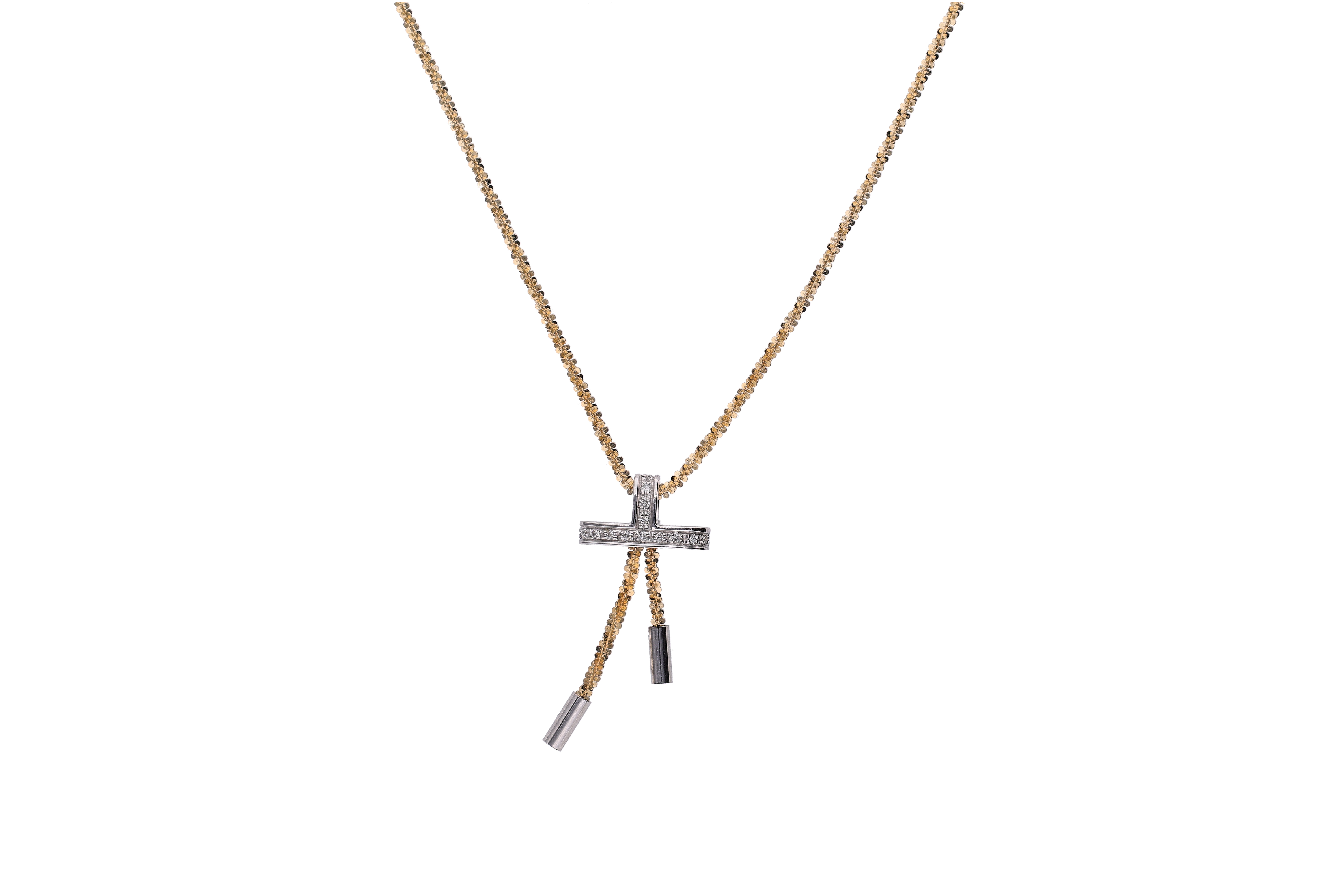 Collana con ciondolo con diamanti - Asta Preziosi