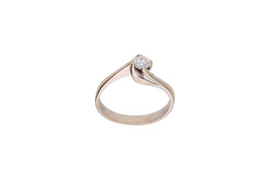 Anello solitario con diamante - Asta Preziosi Anello solitario con diamante - Asta Preziosi