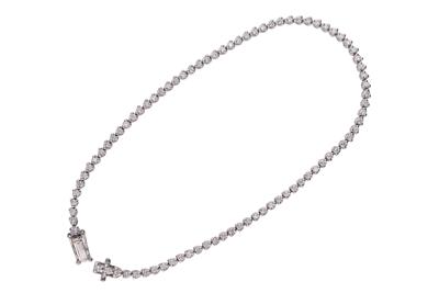 Bracciale tennis con diamanti - Asta Preziosi Bracciale tennis con diamanti - Asta Preziosi