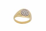Anello con pave' di diamanti - Asta Preziosi Anello con pave' di diamanti - Asta Preziosi