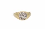 Anello con pave' di diamanti - Asta Preziosi Anello con pave' di diamanti - Asta Preziosi