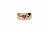 Anello con rubino e diamanti - Asta Preziosi Anello con rubino e diamanti - Asta Preziosi