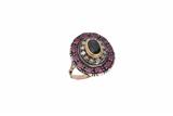Anello con zaffiri, rubini e diamanti - Asta Preziosi Anello con zaffiri, rubini e diamanti - Asta Preziosi