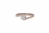 Anello solitario con diamante - Asta Preziosi Anello solitario con diamante - Asta Preziosi