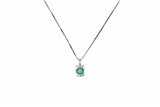 Collana e pendente con diamanti e smeraldo - Asta Preziosi Collana e pendente con diamanti e smeraldo - Asta Preziosi