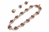 Parure con microperle, rubini e pietre - Asta Preziosi Parure con microperle, rubini e pietre - Asta Preziosi