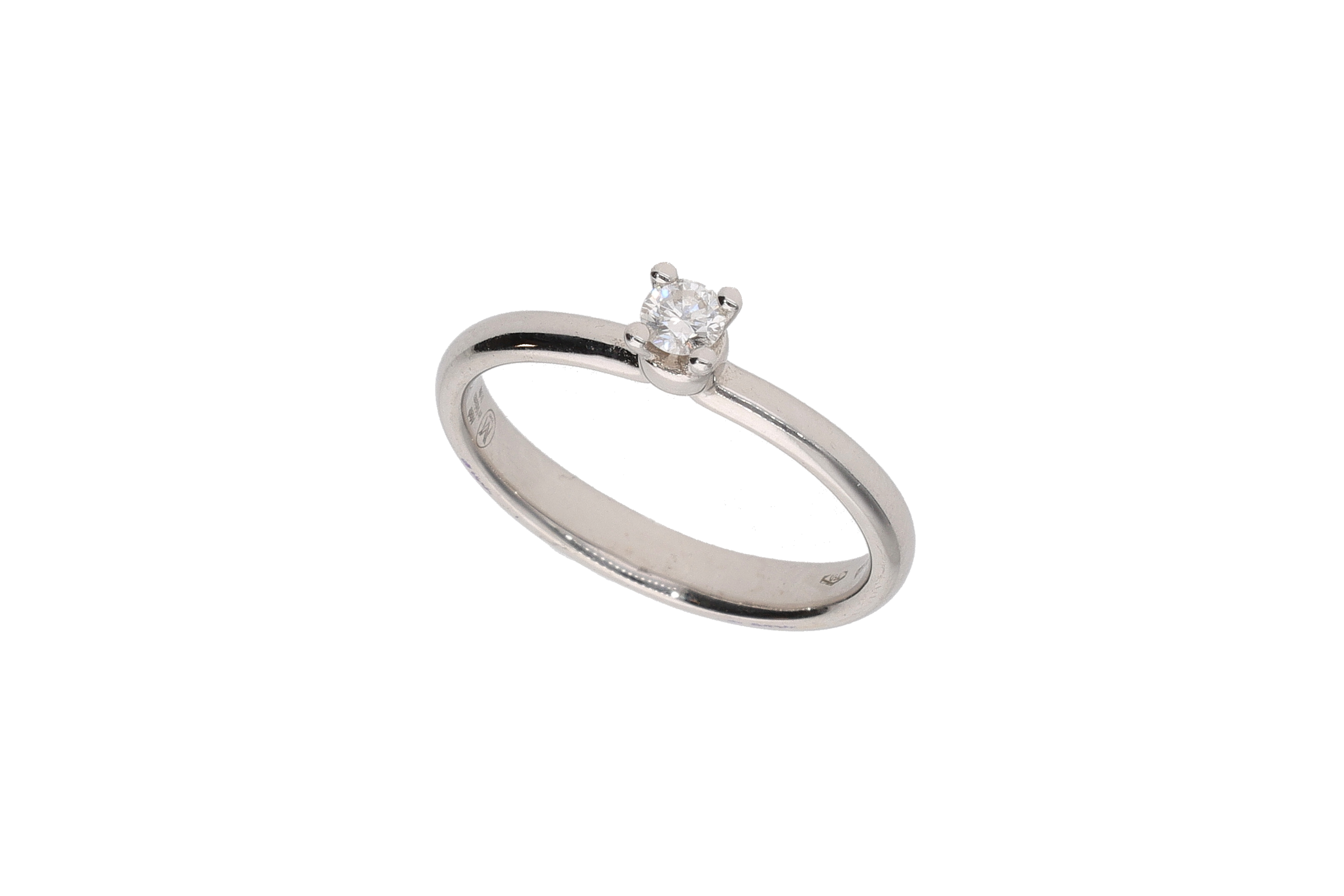 Anello con diamante - Asta Preziosi