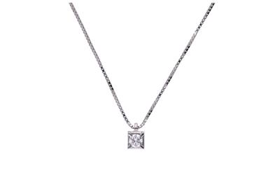 Collier punto luce con diamante - Asta Preziosi Collier punto luce con diamante - Asta Preziosi