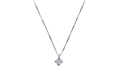 Collier punto luce con diamante - Asta Preziosi Collier punto luce con diamante - Asta Preziosi