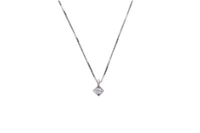 Collier punto luce con diamante - Asta Preziosi Collier punto luce con diamante - Asta Preziosi