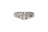 Anello solitario con diamante - Asta Preziosi Anello solitario con diamante - Asta Preziosi