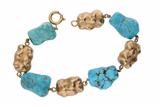 Bracciale in oro con pietre naturali - Asta Preziosi Bracciale in oro con pietre naturali - Asta Preziosi