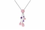 Collana con diamanti, ametiste e pietre - Asta Preziosi Collana con diamanti, ametiste e pietre - Asta Preziosi