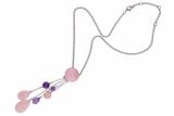 Collana con diamanti, ametiste e pietre - Asta Preziosi Collana con diamanti, ametiste e pietre - Asta Preziosi