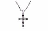 Collana e pendente a forma di croce con diamanti - Asta Preziosi Collana e pendente a forma di croce con diamanti - Asta Preziosi