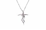 Collana e pendente a forma di croce con diamanti - Asta Preziosi Collana e pendente a forma di croce con diamanti - Asta Preziosi