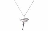 Collana e pendente a forma di croce con diamanti - Asta Preziosi Collana e pendente a forma di croce con diamanti - Asta Preziosi