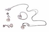 Parure con diamanti e perle coltivate - Asta Preziosi Parure con diamanti e perle coltivate - Asta Preziosi