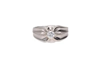 Anello solitario con diamante - Asta Preziosi Anello solitario con diamante - Asta Preziosi