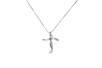DD Gioielli, collana e pendente a forma di croce con diamanti - Asta Preziosi DD Gioielli, collana e pendente a forma di croce con diamanti - Asta Preziosi