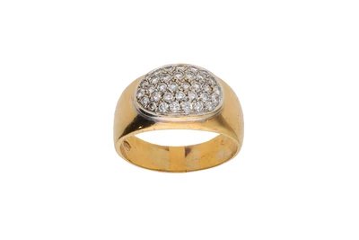 Anello con pave' di diamanti - Asta Preziosi Anello con pave' di diamanti - Asta Preziosi