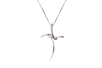 Collier e crocetta con diamanti - Asta Preziosi Collier e crocetta con diamanti - Asta Preziosi